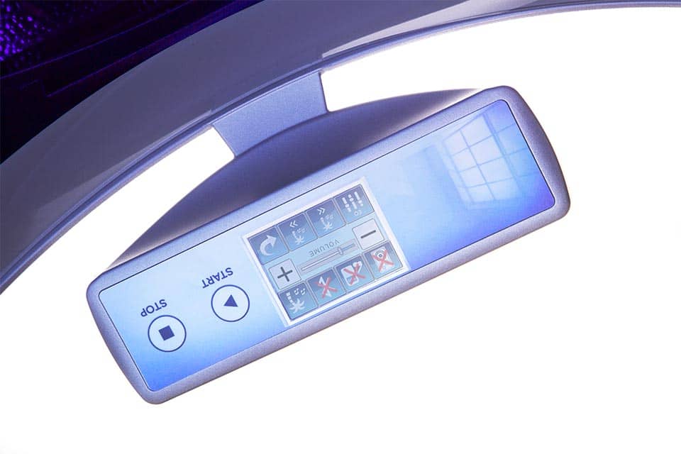Ultrasun Q10 sunbed IQ Touch Control display