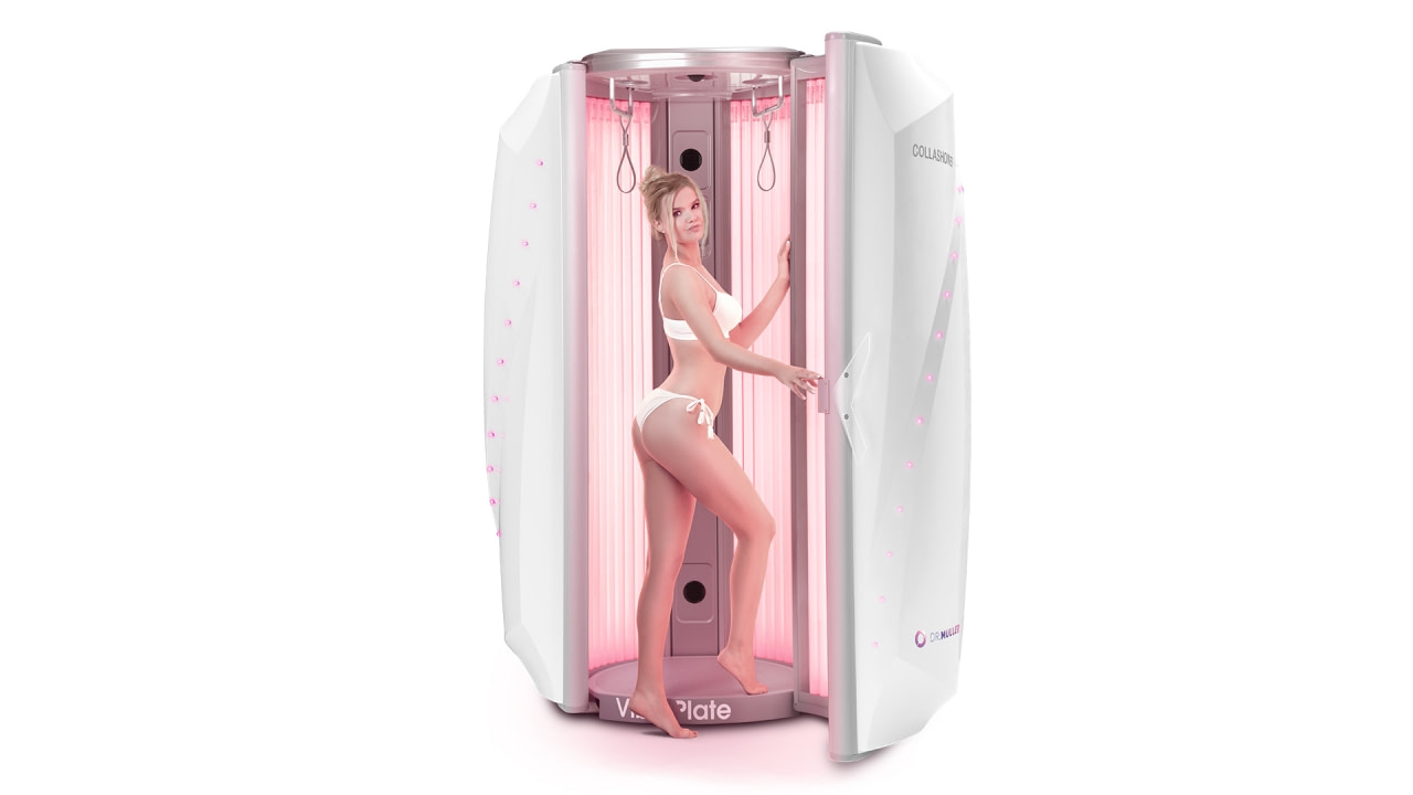 DrMuller-collashower_model Dr. Muller Collashower with model