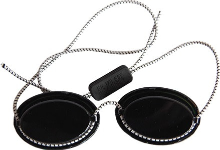 Dr. Mulller goggles to wear during a light therapy session for comfort reasons