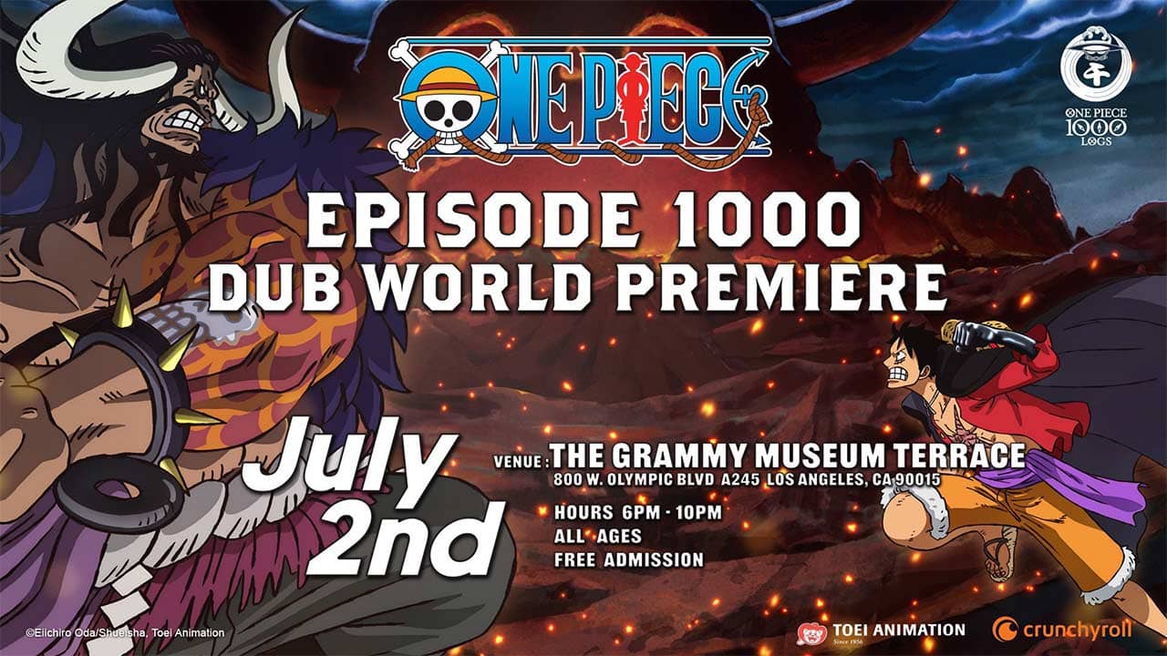 One Piece English Dub on Crunchyroll From July 5 - Anime Corner