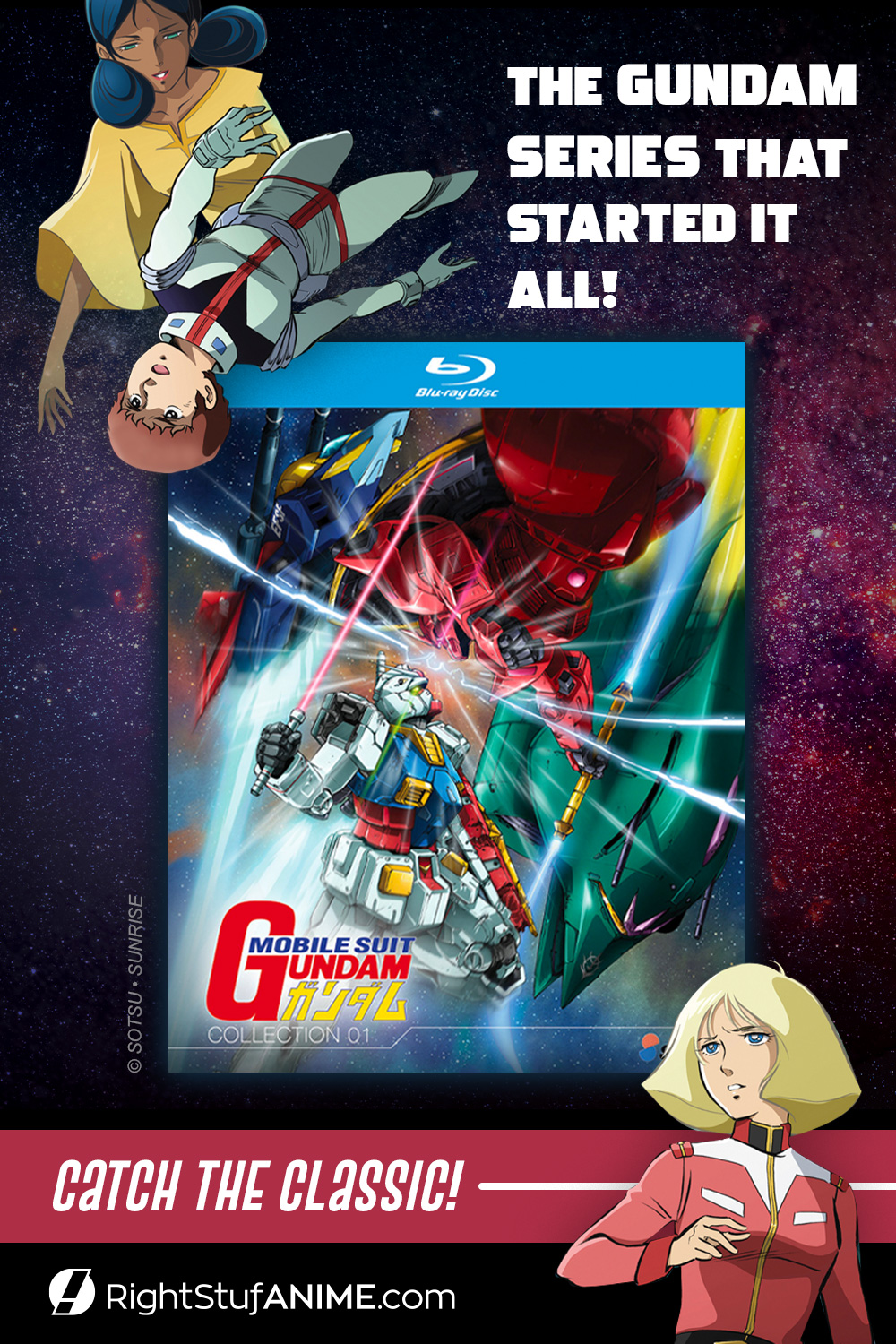 Gundam bluray on rightstuf anime